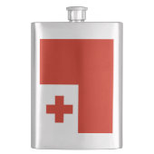 トンガ国旗 フラスク (正面)