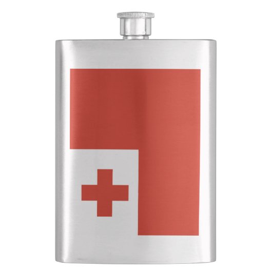 トンガ国旗 フラスク (正面)