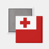 トンガ国旗 マグネット (正面/裏面)