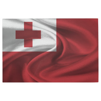 トンガ国旗 メタルプリント