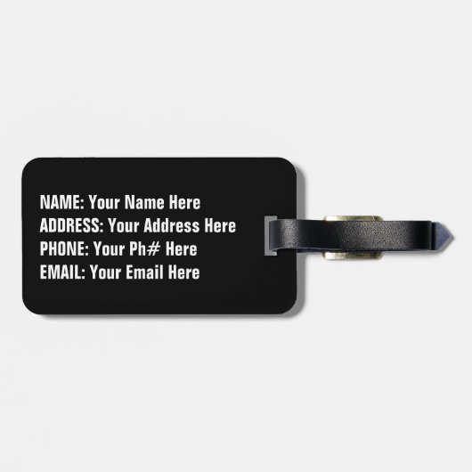 トンガ国旗 ラゲッジタグ (裏面横)