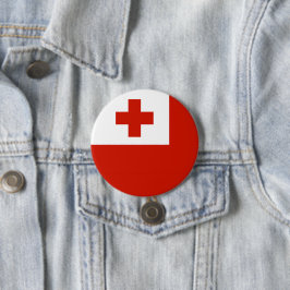 トンガ国旗 缶バッジ