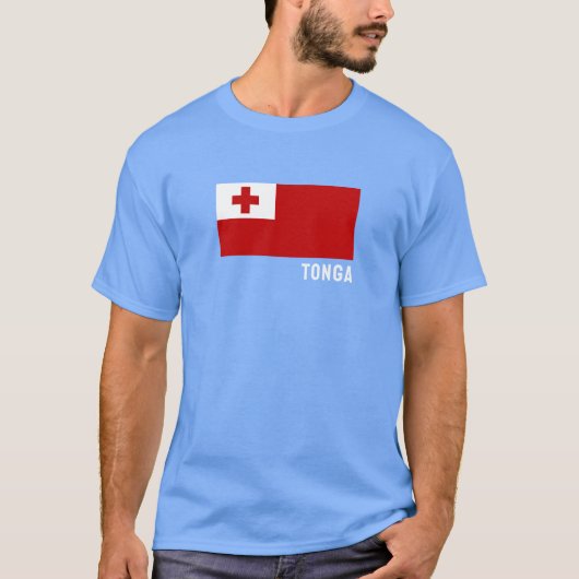 トンガ国旗 Tシャツ (正面)