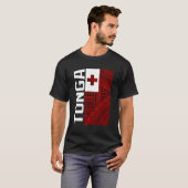 トンガ国旗 Tシャツ (正面フル)