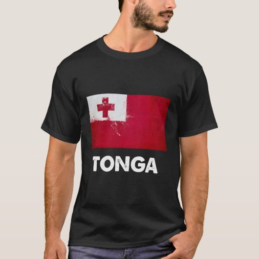 トンガ国旗 Tシャツ (正面)