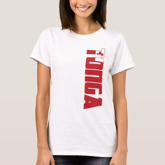 トンガ国旗 Tシャツ (正面)