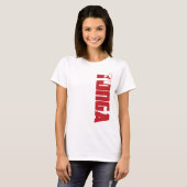 トンガ国旗 Tシャツ (正面フル)
