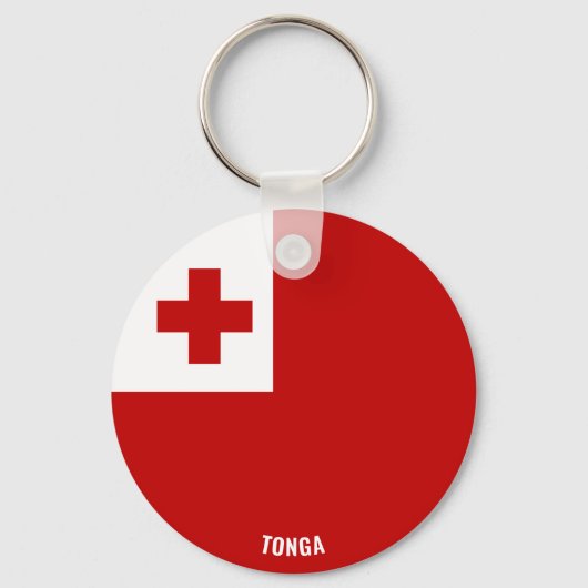 トンガ国魅力的族旗 キーホルダー (正面)
