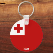 トンガ国魅力的族旗 キーホルダー (正面)