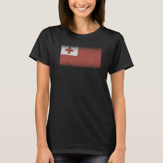 トンガ土産婦国男性へ旗1 Tシャツ
