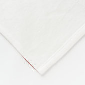 トンガ島国旗の赤十字 フリースブランケット (角)