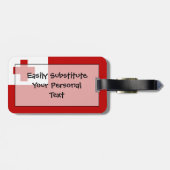 トンガ簡単ID （個人用） ラゲッジタグ (裏面横)