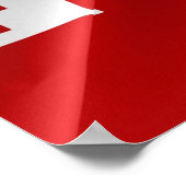 トンガ – なびく国旗 –  ポスター (角)