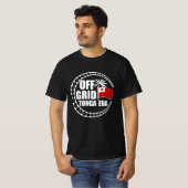 トンガ エウア島のオフグリッドな生活 Tシャツ (正面フル)