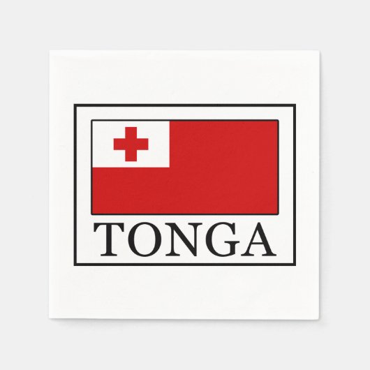 トンガ スタンダードカクテルナプキン (正面)