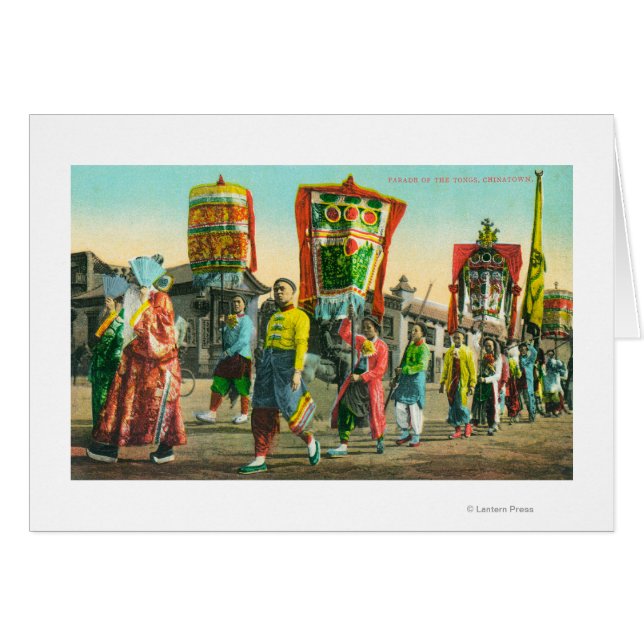 トンガ・チャイナタウンのパレード (正面横)