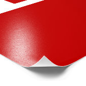 トンガ – トンガン国旗 フォトプリント            (角)