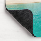 トンガ·ヤシの木並みビーチ マウスパッド (コーナー)