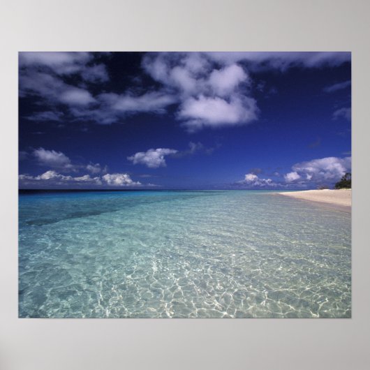 トンガ ヴァヴァウ島の島の風景 2 ポスター (正面)