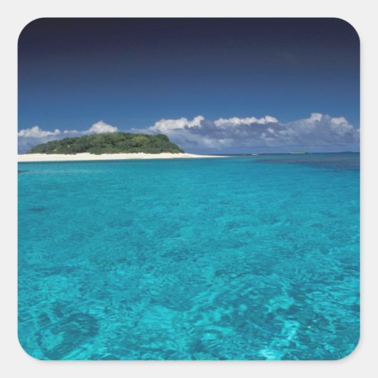 トンガ ヴァヴァウ諸島 風景 スクエアシール (正面)