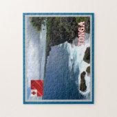 トンガ – 海岸線 –  ジグソーパズル (縦)