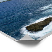 トンガ – 海岸線 –  ポスター (角)