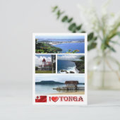 トンガ – 私は愛 –  ポストカード (スタンド正面)