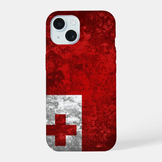 トンガ iPhone 15ケース (裏面)
