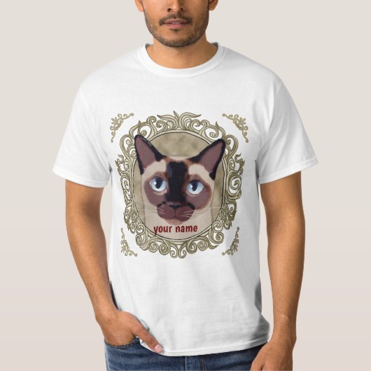 トンキニーズの猫Tシャツ Tシャツ (正面)