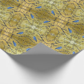 トンキンソン鳥 – Bluebird XLギフトラップ ラッピングペーパー (角)