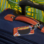 トングおもしろいと串焼き付き漫画BBQグリル ラゲッジタグ