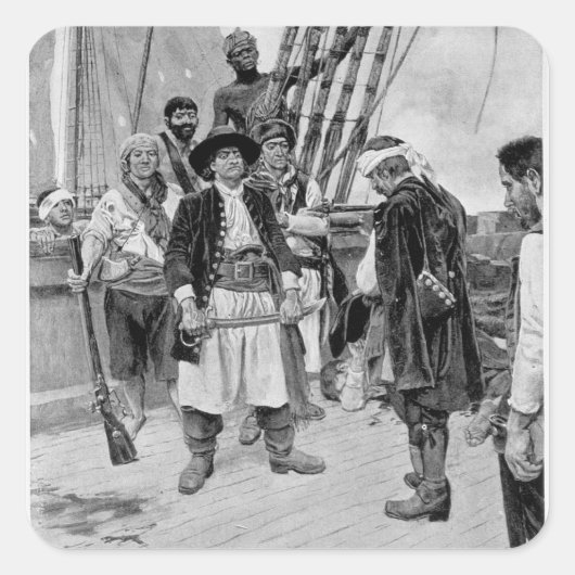 トングロー大尉が最大のイラストレーション スクエアシール (正面)