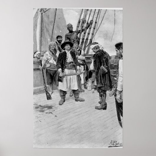 トングロー大尉が最大のイラストレーション ポスター (正面)