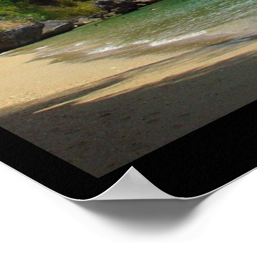 トンサイビーチレイリービーチクラビタイプリント ポスター (角)