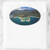 トンズリーフオンザハワイアンアイランド・オブ・カウアイ 楕円形シール (バッグ)