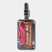 トンソンRdFullmoonパーティー、タイのKoh Phangan ラゲッジタグ (正面縦)