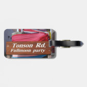 トンソンRdFullmoonパーティー、タイのKoh Phangan ラゲッジタグ (裏面横)
