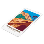 トントナチュラルブリッジ州パークアリゾナヴィンテージ マグネット (左側)