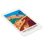 トントナチュラルブリッジ州パークアリゾナヴィンテージ マグネット (右側)