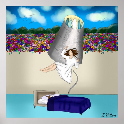 トンネルに入る | NDEエクスペリエンスアート ポスター (正面)