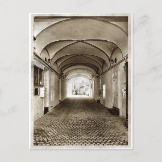 トンネルのはがきの端の明かり ポストカード (正面)