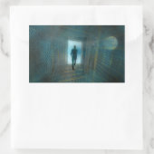 トンネルのシール 長方形シール (バッグ)