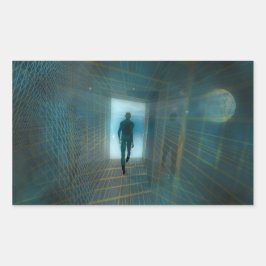 トンネルのシール 長方形シール