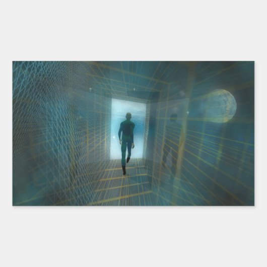 トンネルのシール 長方形シール (正面)