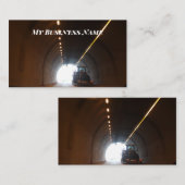 トンネルの名刺の最後の光 名刺 (正面/裏面)