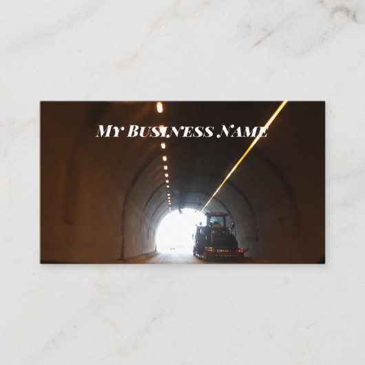 トンネルの名刺の最後の光 名刺 (正面)