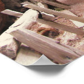 トンネルの木 – ヨセミテ ポスター (角)