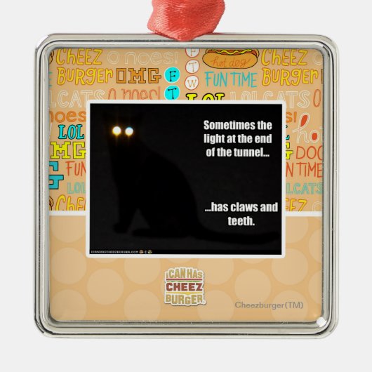 トンネルの端にライト メタルオーナメント (正面)