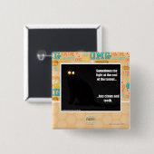 トンネルの端にライト 缶バッジ (正面&裏面)