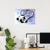 トンネルの端の明かりを見る ポスター (ホームオフィス)